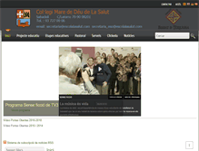 Tablet Screenshot of escolalasalut.com